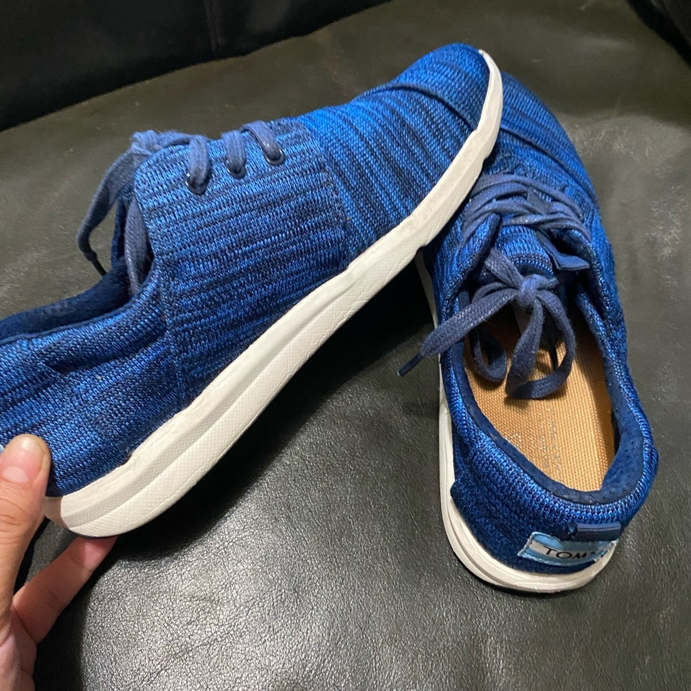 Blue Lace Up TOMS 🥰💙